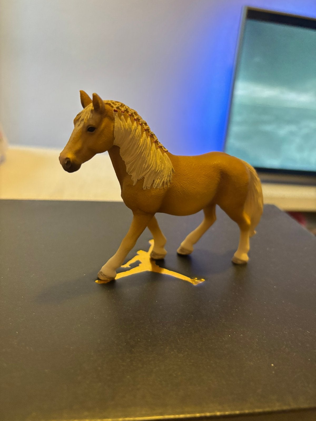 Schleich Haflinger merrie, Ophalen of Verzenden, Zo goed als nieuw, Paard, Beeldje of Figuurtje