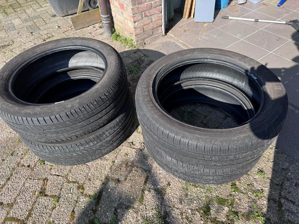Zomerbanden 205/55/R19, Auto-onderdelen, Banden en Velgen, Gebruikt, 205 mm, Band(en), Personenwagen