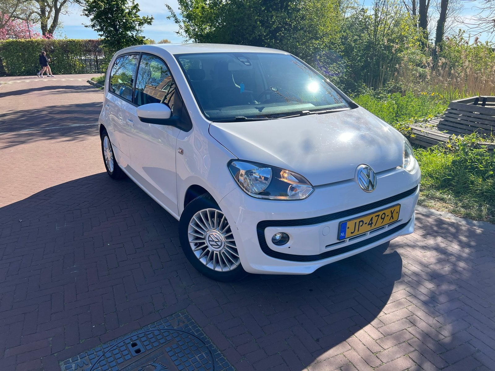 Volkswagen up! Automaat!! 5 deurs! 1.0 55KW 2016 Wit, Auto's, 74 pk, Up!, 4 stoelen, Wit