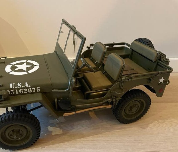 Willys MB 1/6 RC Jeep, Ophalen of Verzenden, Nieuw, Overige schalen, Auto offroad