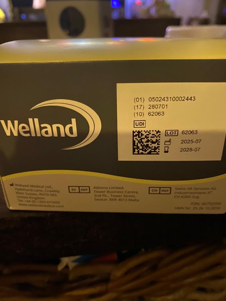 Welland adhesivr remover no sting doekjes, Ophalen, Nieuw