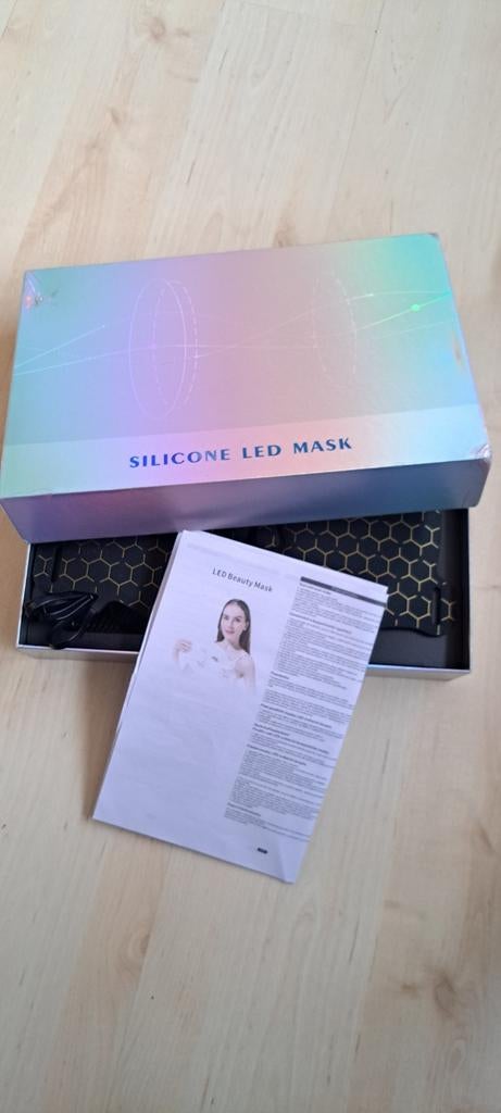 Siliconen LED Masker voor Gezichtsverzorging, Sieraden, Tassen en Uiterlijk, Uiterlijk | Gezichtsverzorging, Zo goed als nieuw