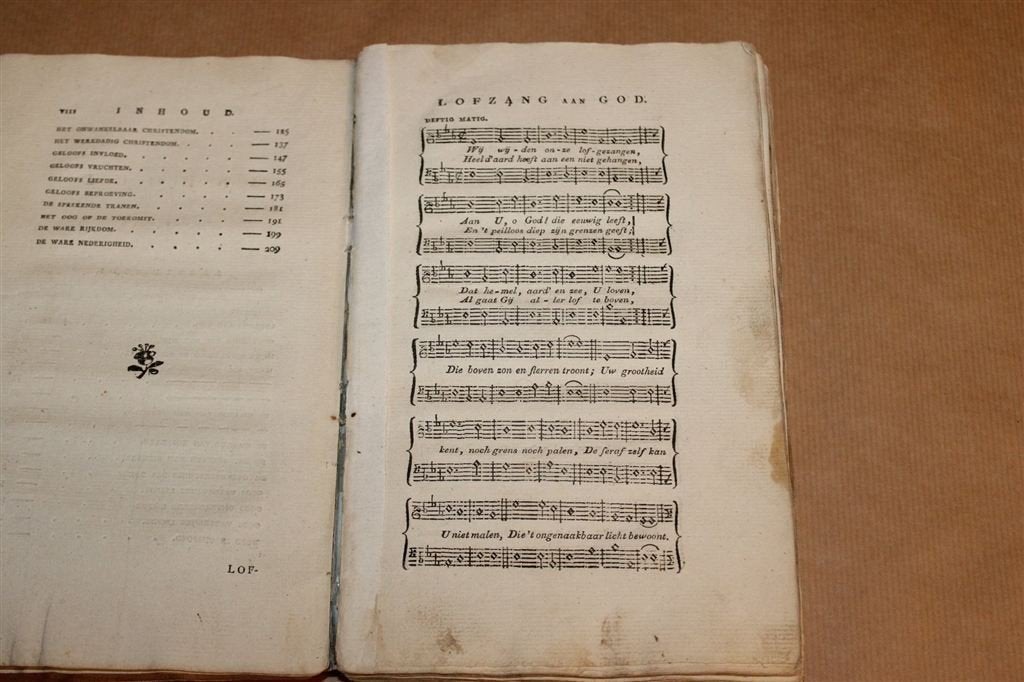 Bijbelsche Mengel-Zangen 1823 — Zeldzaam Zangboek, Ophalen of Verzenden