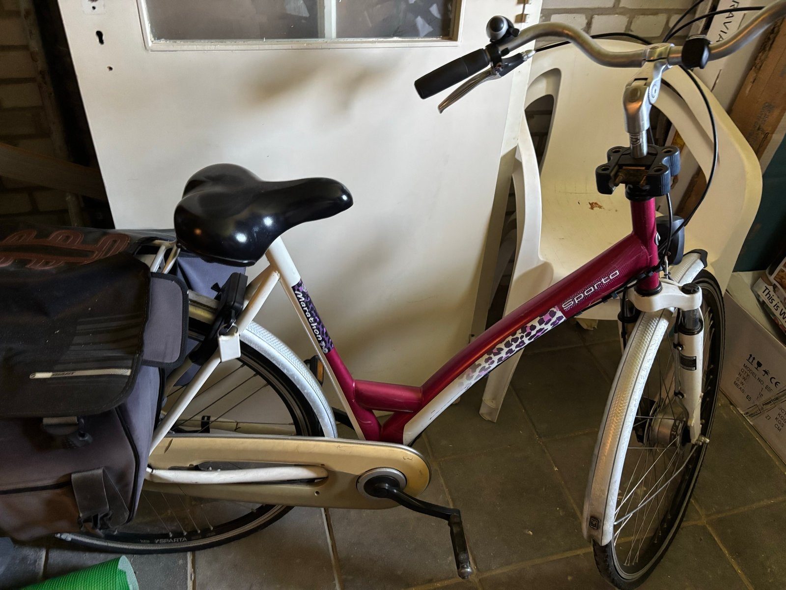 Sparta Marathon damesfiets met versnellingen en lage instap, Sparta, Velgrem, Ophalen of Verzenden, 50 tot 53 cm