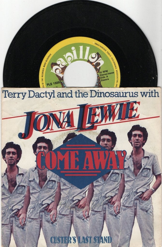 Terry Dactyl And The Dinosaurs With Jona Lewie – Come Away, Ophalen of Verzenden, Gebruikt, 7 inch, Pop