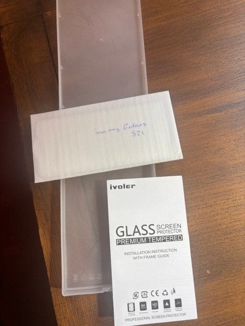 Screenprotector Samsung, Overige modellen, Zwart, Nieuw, Ophalen