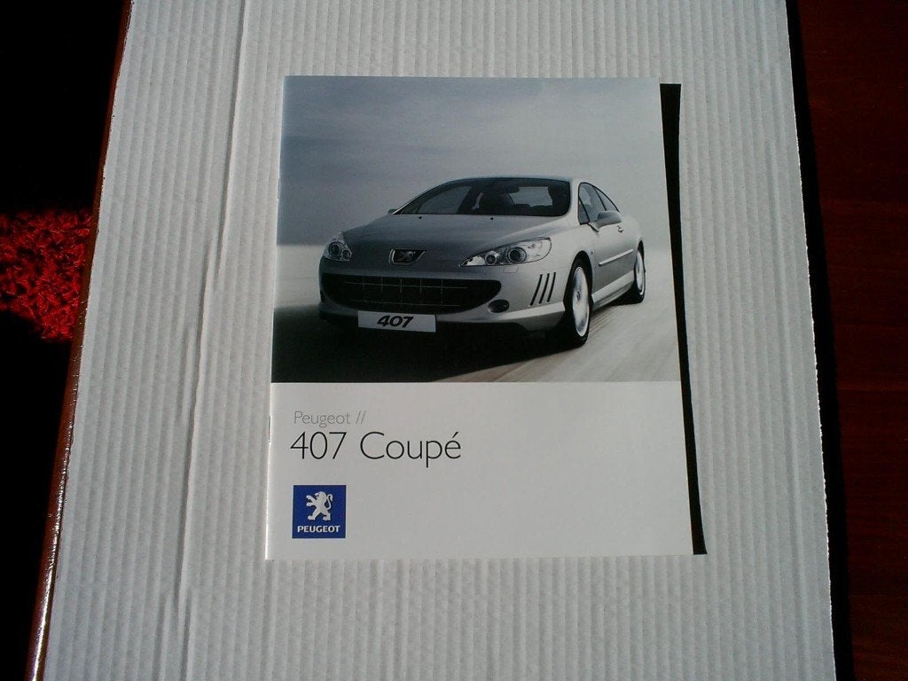 Peugeot 407 Coupe [ 7 / 2007 32 pag. ], Verzenden, Zo goed als nieuw, Peugeot