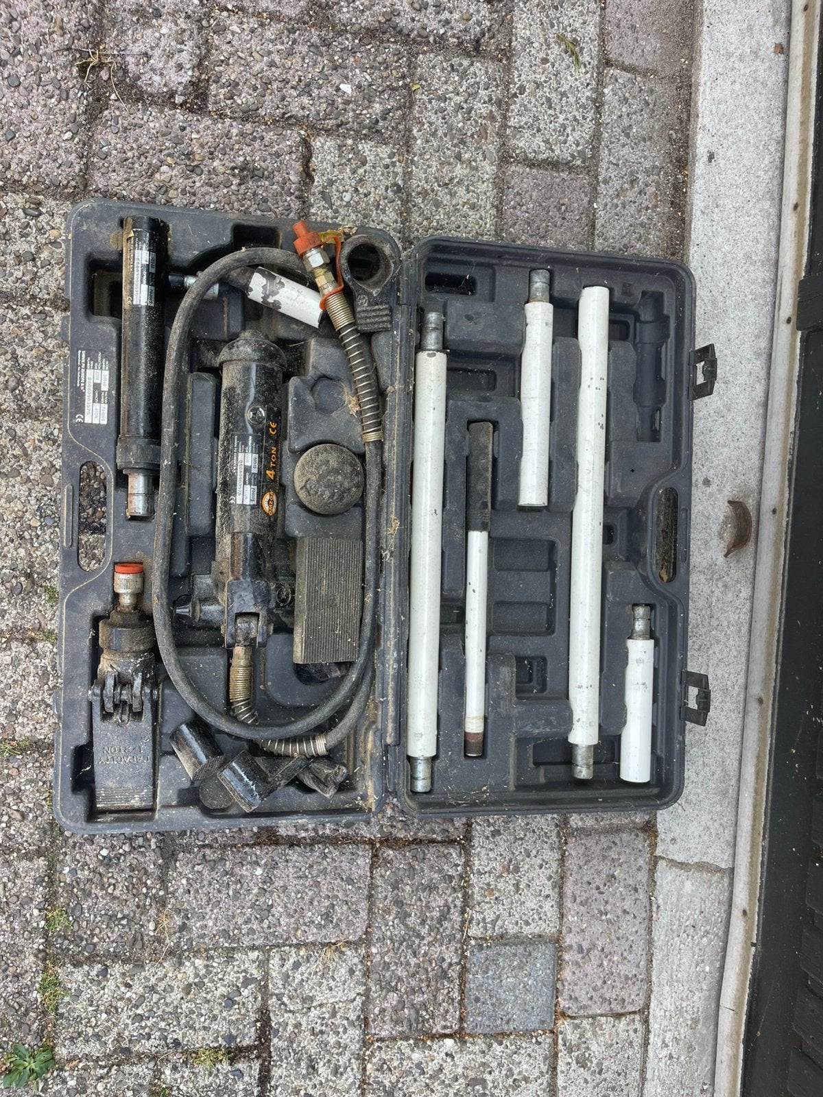 Omega hydrolische uitdeuk set, Ophalen, Zo goed als nieuw