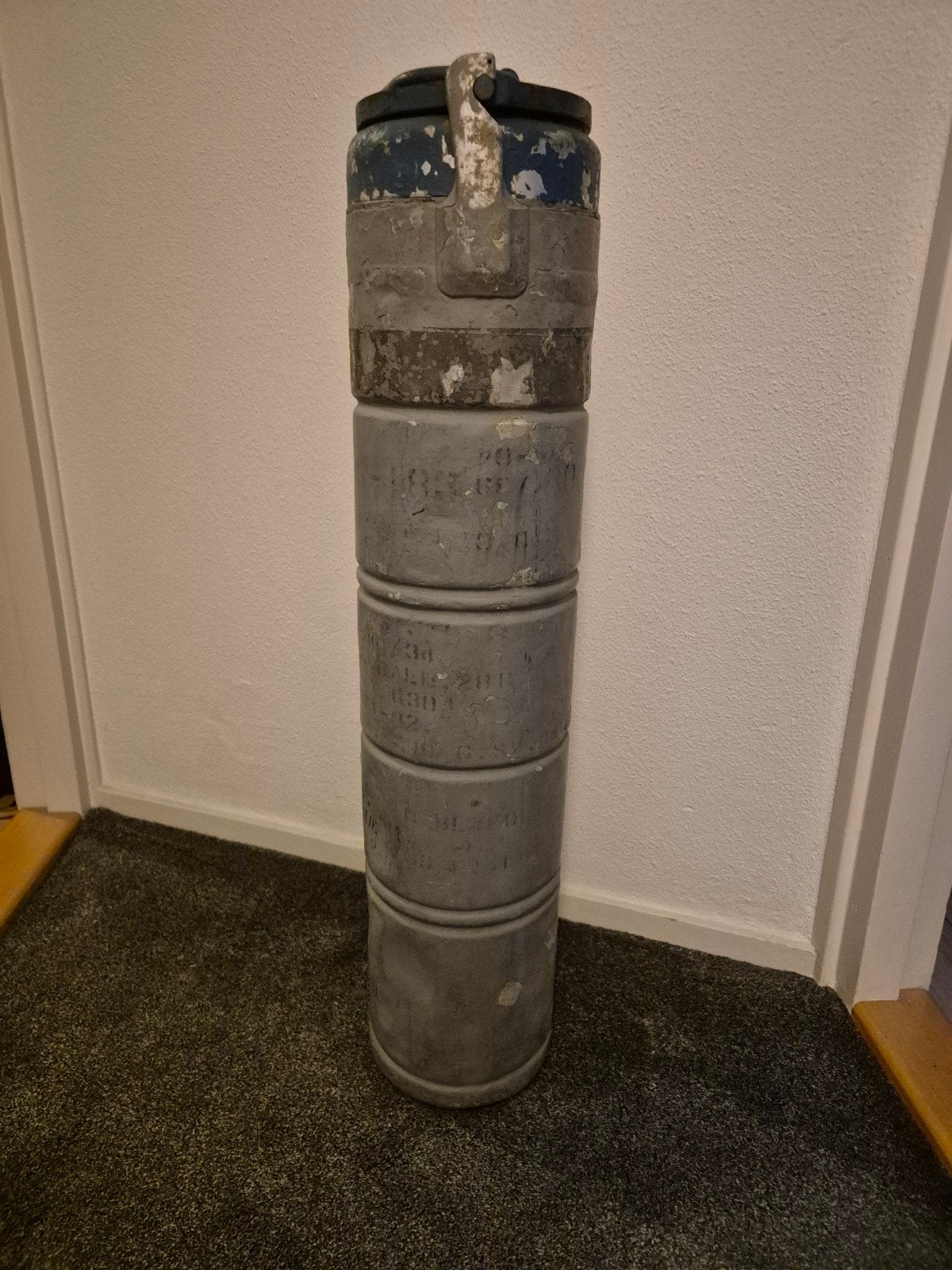 12,7cm C/34 huls transportkoker., Ophalen of Verzenden, Nederland, Hulzen of Bodemvondsten