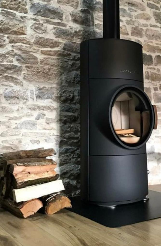 Austroflamm Clou Xtra Houtkachel BJ 2022, Ophalen, Zo goed als nieuw, Hout, Houtkachel