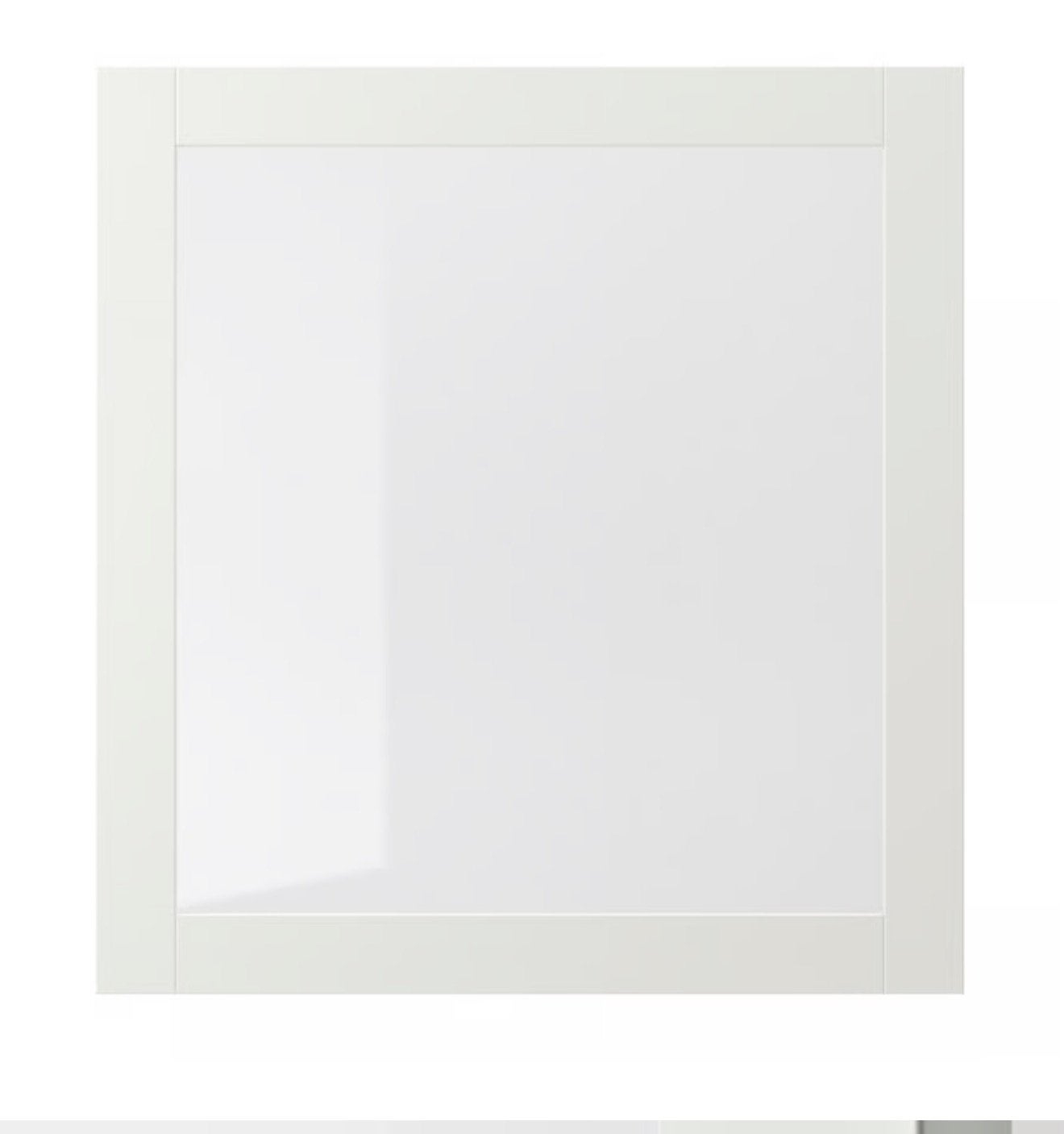 3x Vitrinedeuren | Ikea | 60x64 | wit/helder glas, Minder dan 100 cm, 25 tot 50 cm, 50 tot 100 cm, Ophalen of Verzenden