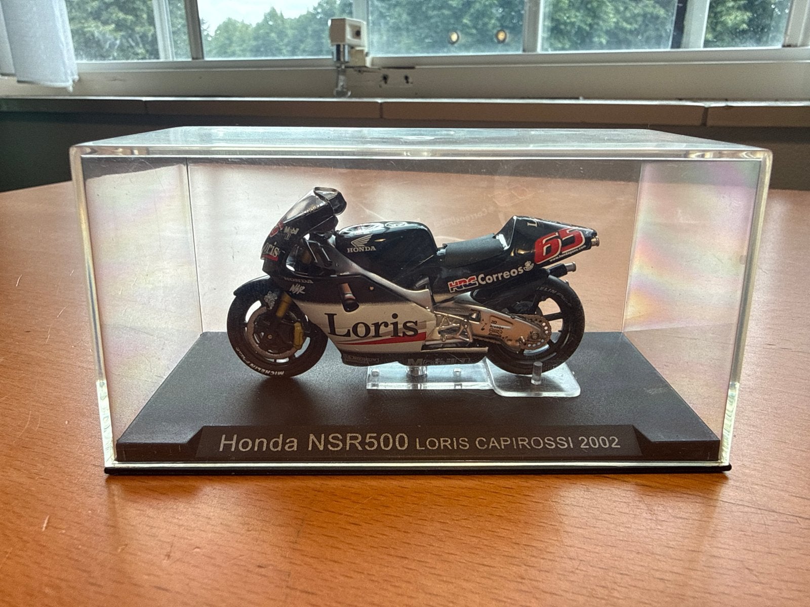 Honda NSR500 Loris Capirossi 2002 Schaalmodel 1:24, Overige merken, Verzenden, Zo goed als nieuw, Groter dan 1:32