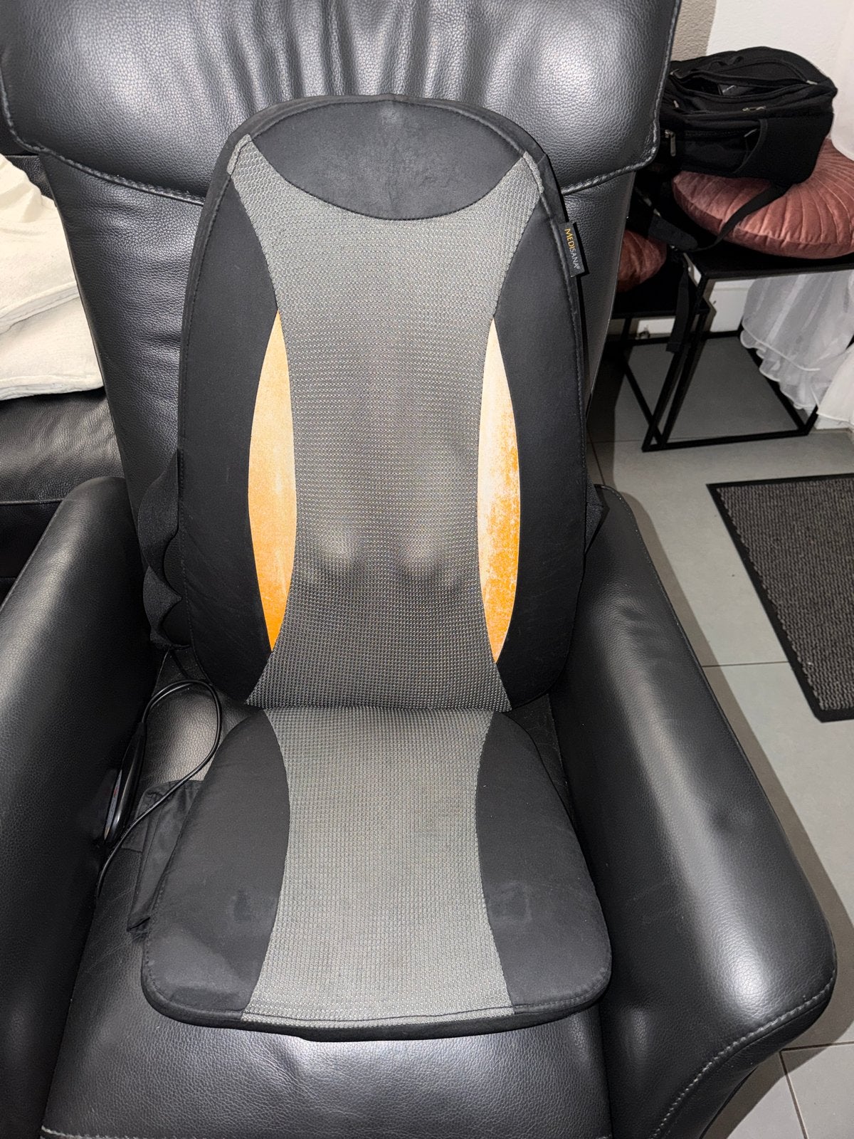 Medisana Shiatsu Massagekussen voor Rug en Heupen, Ophalen of Verzenden, Gebruikt, Massagestoel of Kussen