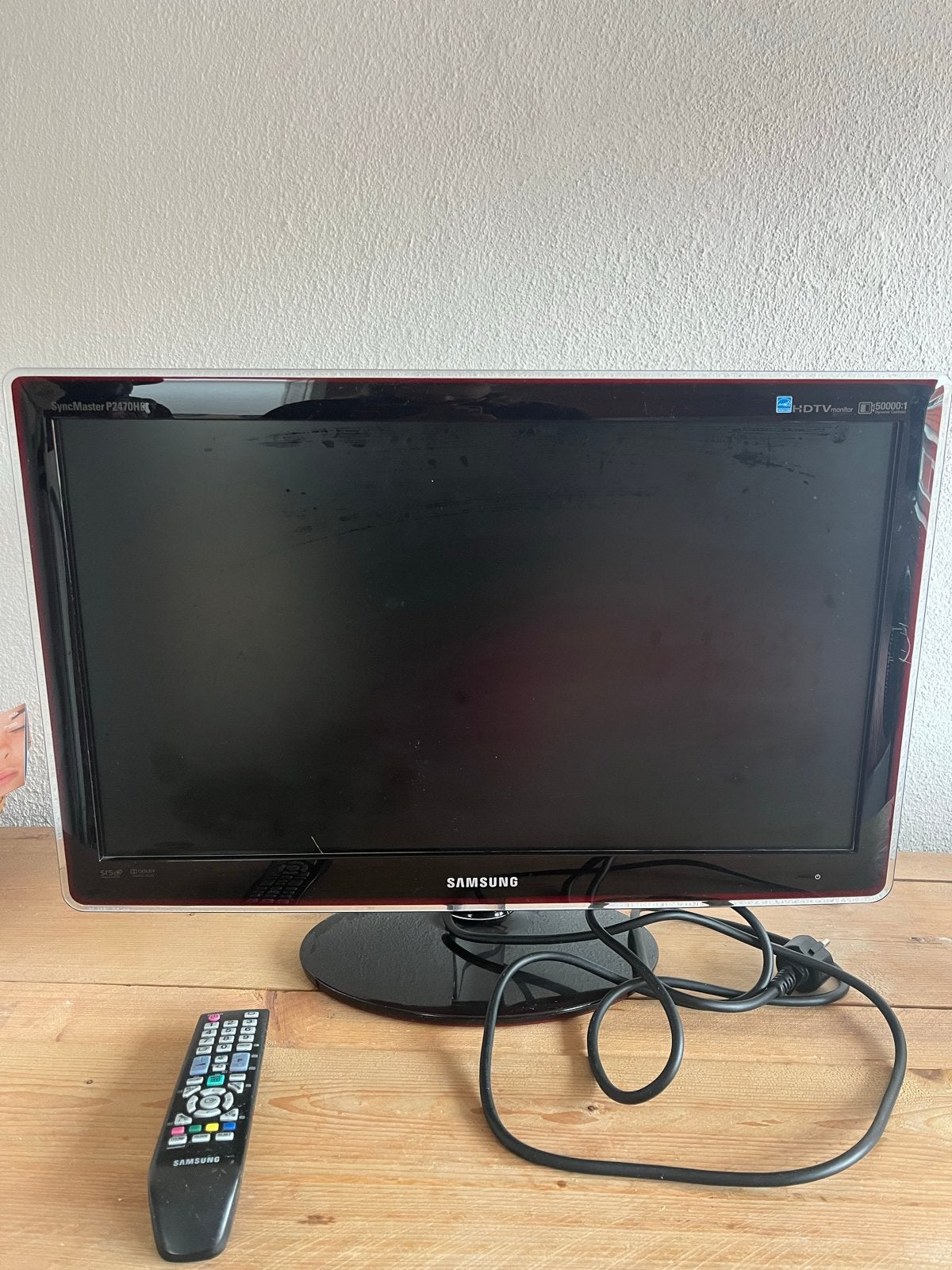Samsung beeld/tv scherm P2470HD, 24”, Ophalen, Gebruikt, 50 Hz, Samsung
