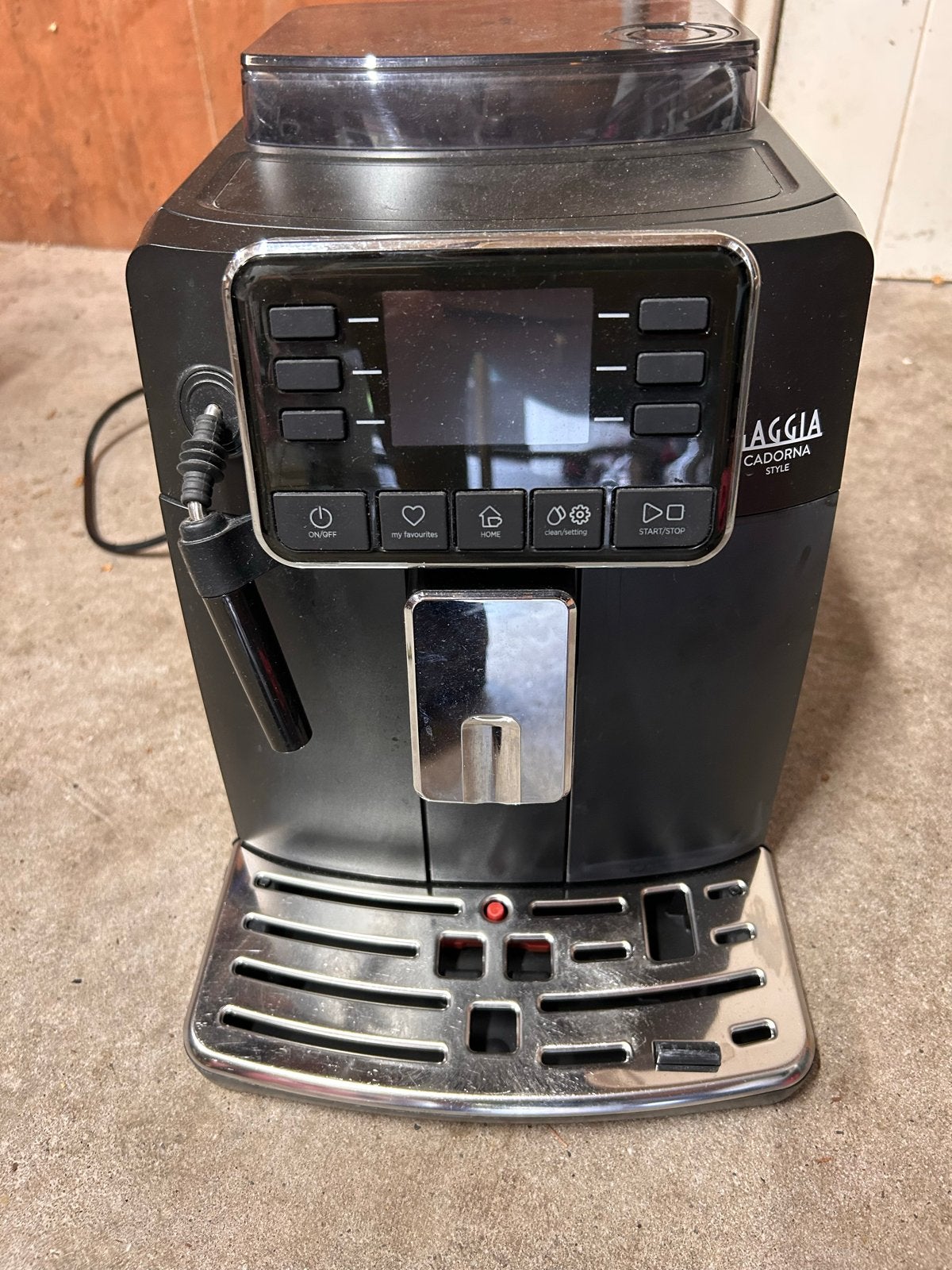 Gaggia Cadorna Style volautomatische espressomachine, Afneembaar waterreservoir, Gebruikt, Espresso apparaat, 10 kopjes of meer