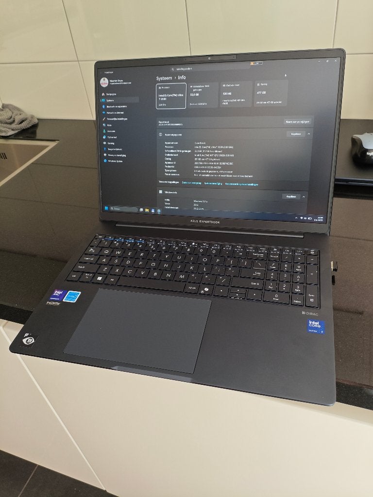 Asus Expertbook B5 5605, Computers en Software, Windows Laptops, Ophalen, ASUS, 512 GB, Zo goed als nieuw