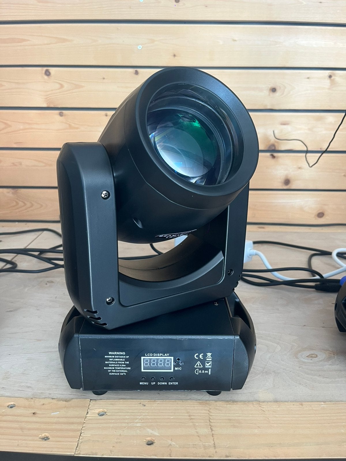 LED Moving Head 150W | Beam/Spot met roterende prisma’s, Ophalen of Verzenden, Zo goed als nieuw, Licht, Geluidgestuurd