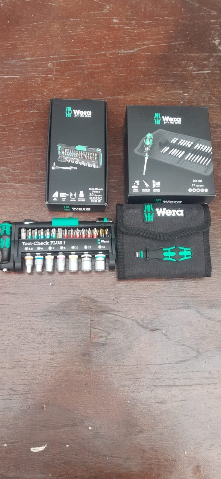Wera gereedschapsets: schroevendraaiers, doppen, baco's, Ophalen of Verzenden, Nieuw, Gereedschapsset, Overige merken