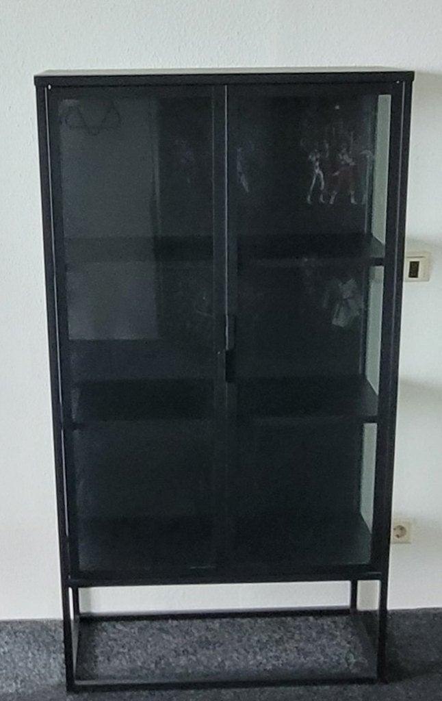 VITRINE KAST VIRUM | Jysk-Kasten-Etaleren-Display-Uitstallen, Huis en Inrichting, Kasten | Vitrinekasten, Ophalen, 100 tot 150 cm
