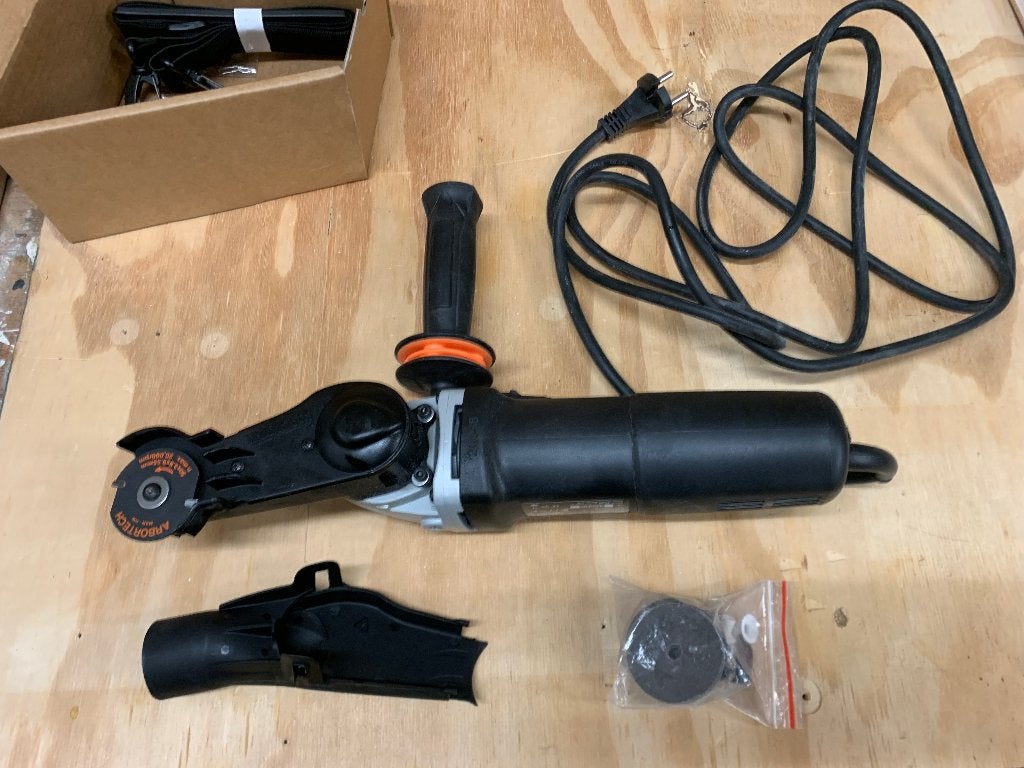 Arbotech mini carver, Ophalen of Verzenden, Zo goed als nieuw, Minder dan 700 watt, Haakse handslijpmachine