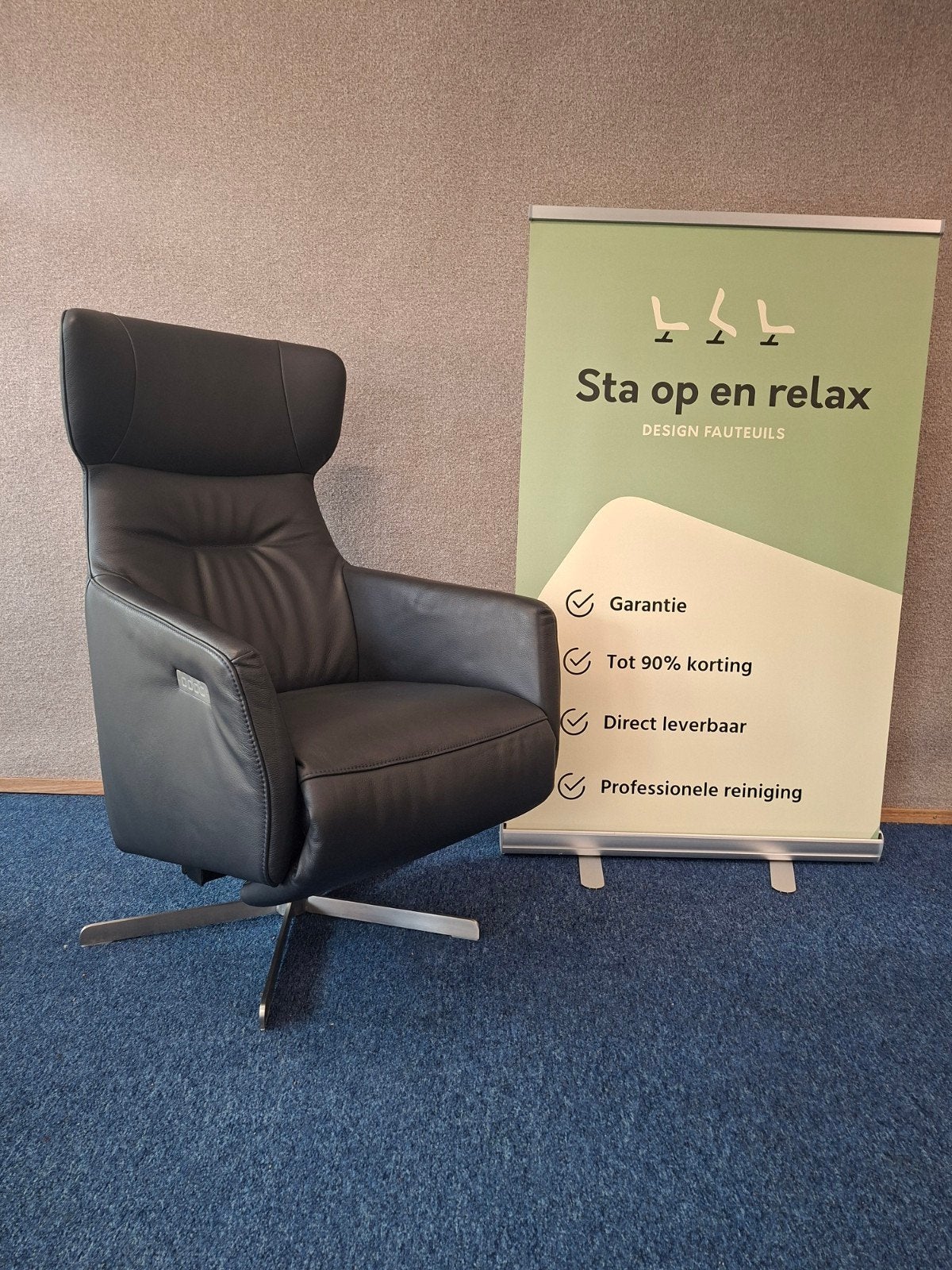 Sta op relax fauteuil Prominent Als nieuw Op accu 🔋, Minder dan 75 cm, Hoofdstraat 60 Schijndel, Ophalen of Verzenden, Zo goed als nieuw