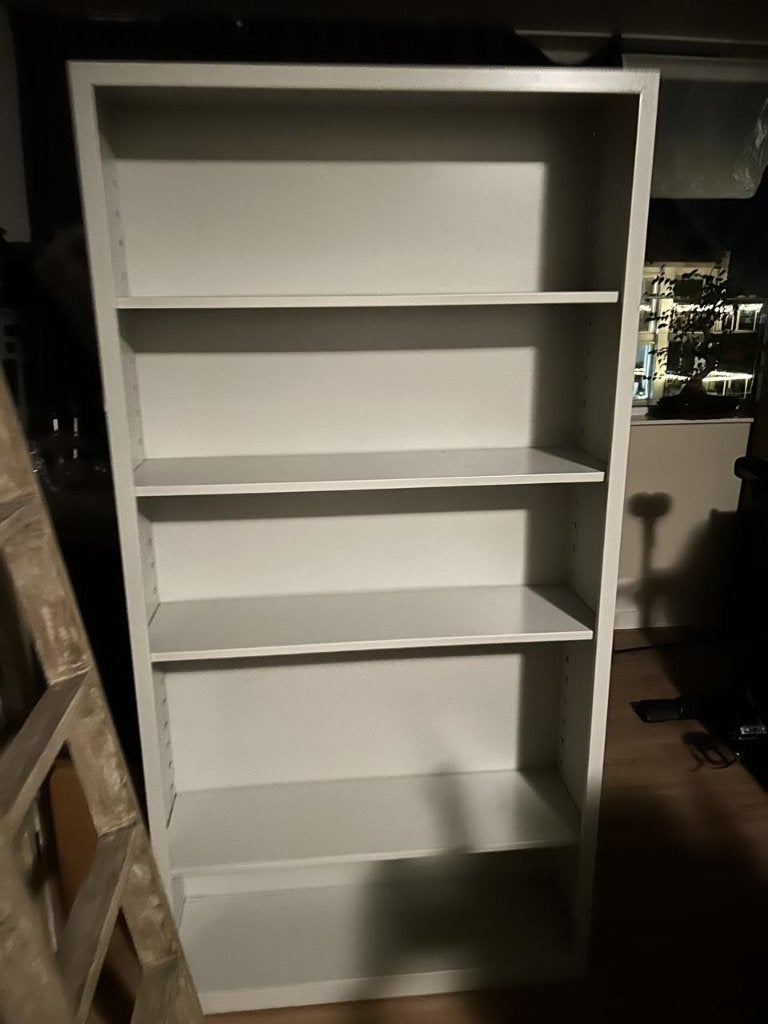 Metalen leg-/boekenkast met boorden, Ophalen, 50 tot 100 cm, Zo goed als nieuw, Metaal