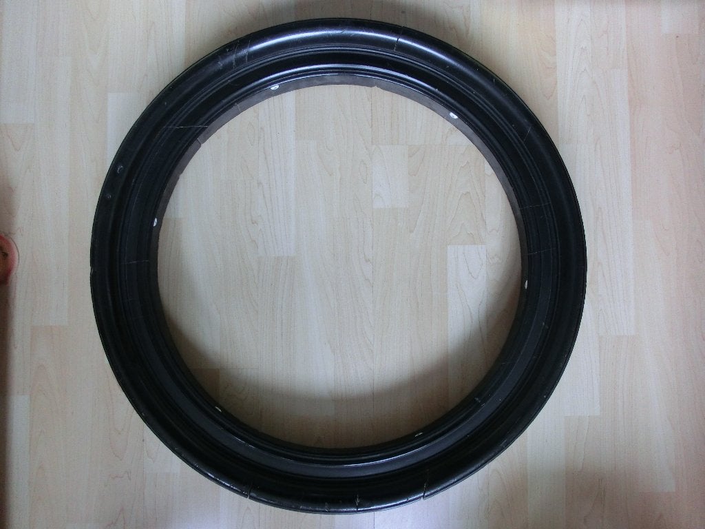 Grote antieke houten lijst, Ophalen, Gebruikt, Overige typen, 75 cm
