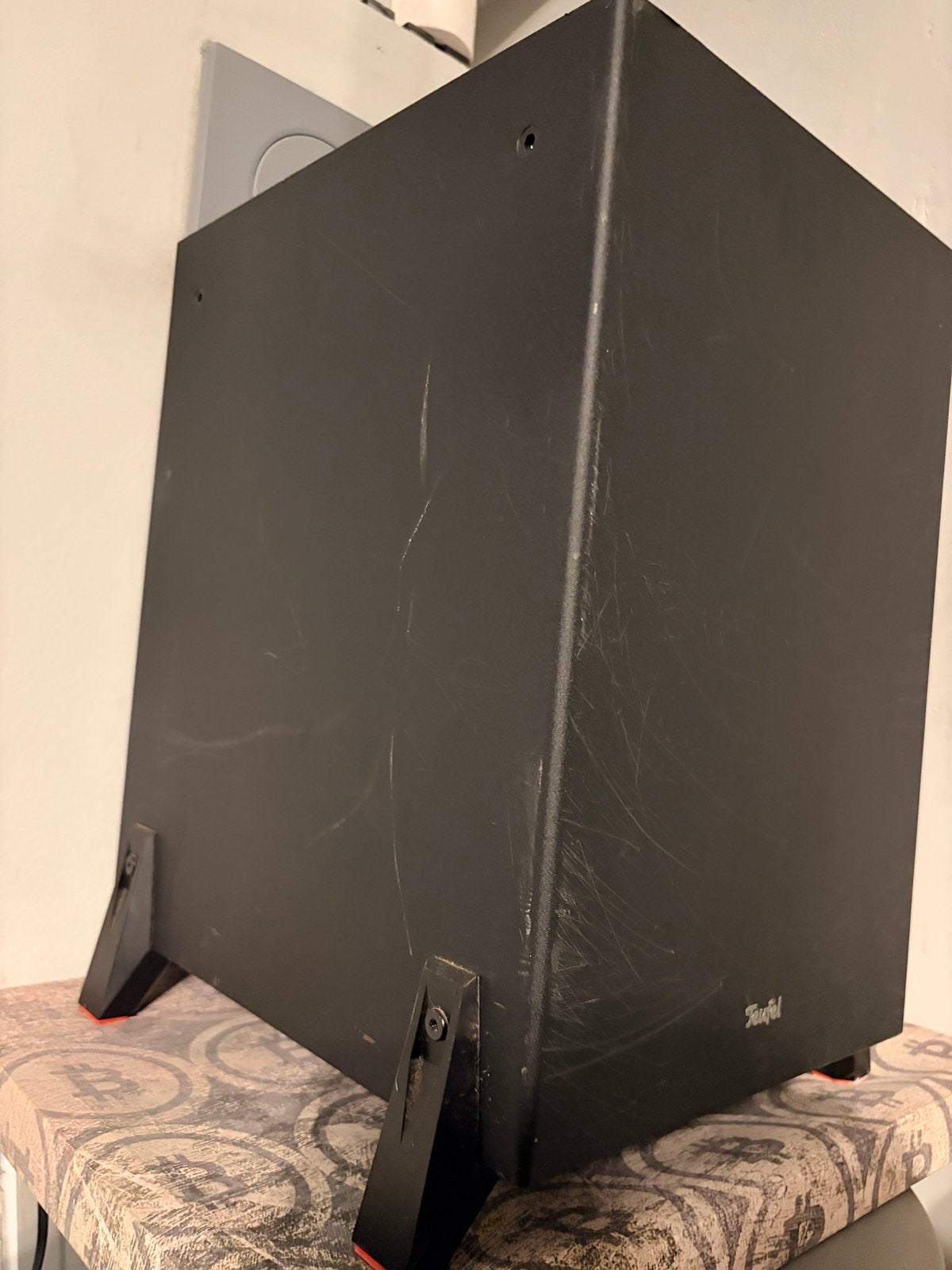 Teufel T10 subwoofer Bassosaurus rex, Ophalen of Verzenden, Zo goed als nieuw, Subwoofer, Overige merken