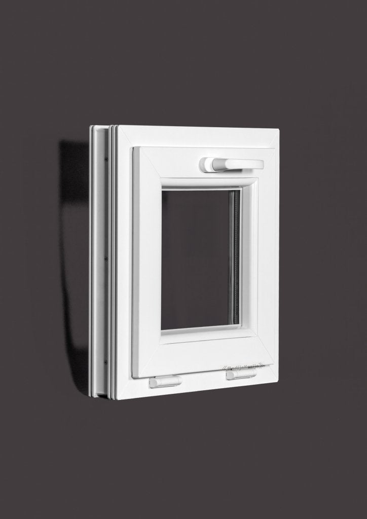 Kunststof kiepkozijn b42 x h50 RAL 9016