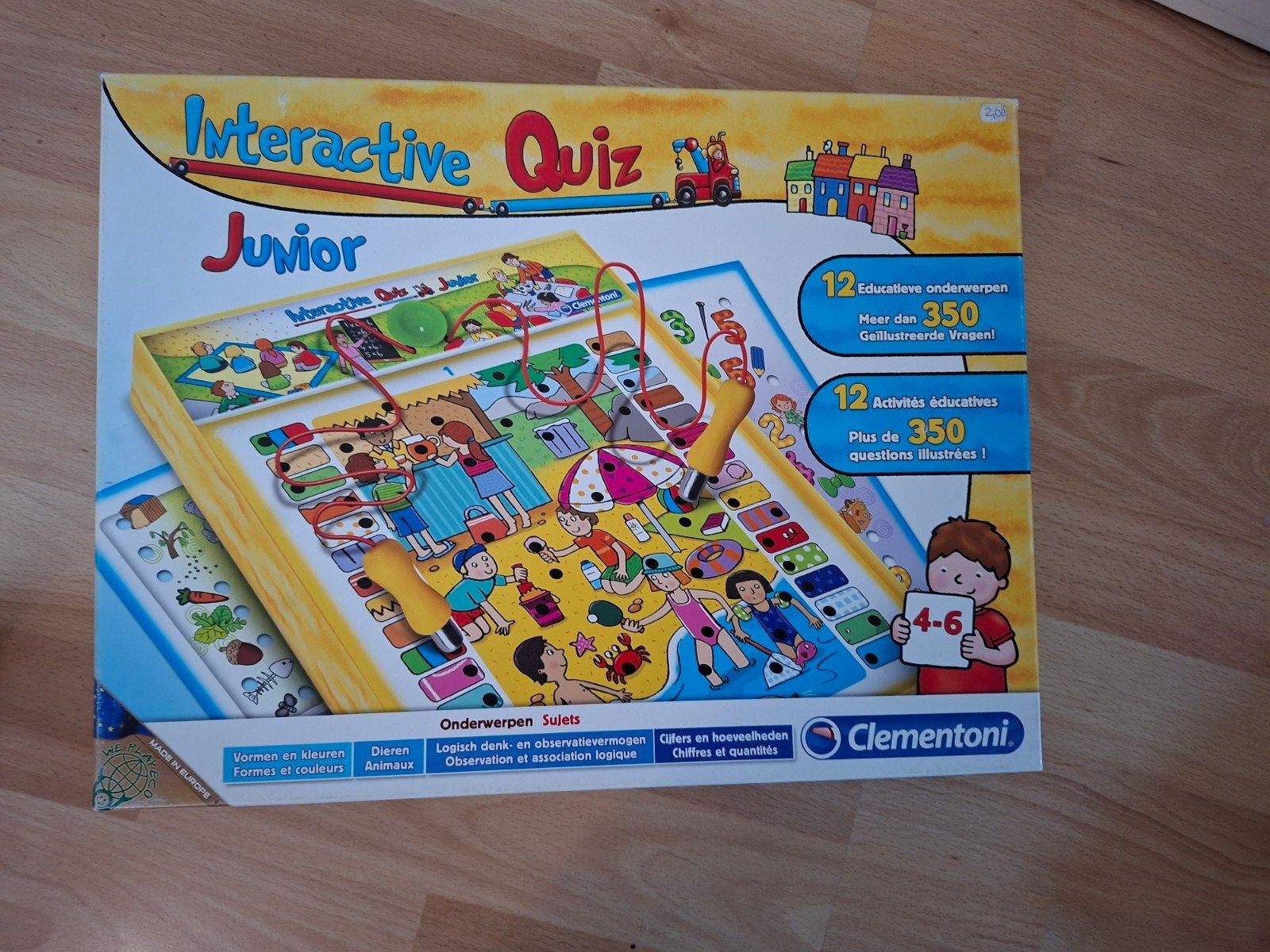 Interactieve  Junior Spel: Kleur, Dieren, Logica & Cijfer, Ophalen, Gebruikt, Taal en Lezen, Met licht