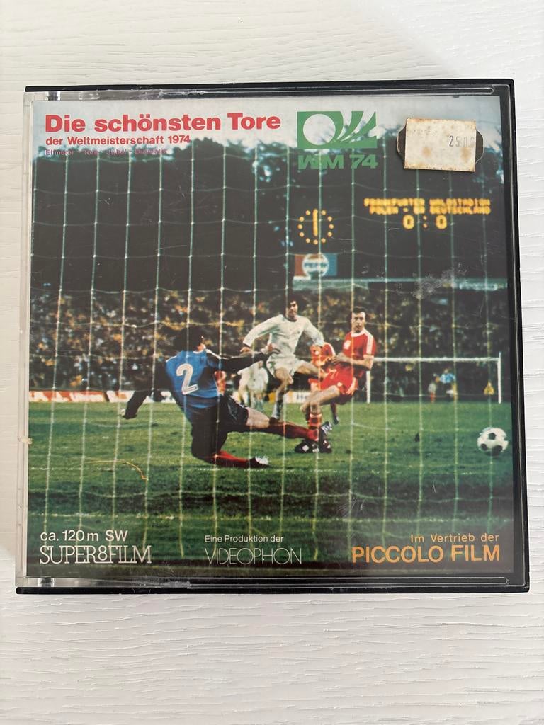 Super8 Film: Hoogtepunten WK voetbal 1974, Audio, Tv en Foto, Filmrollen, 8mm film, Ophalen of Verzenden