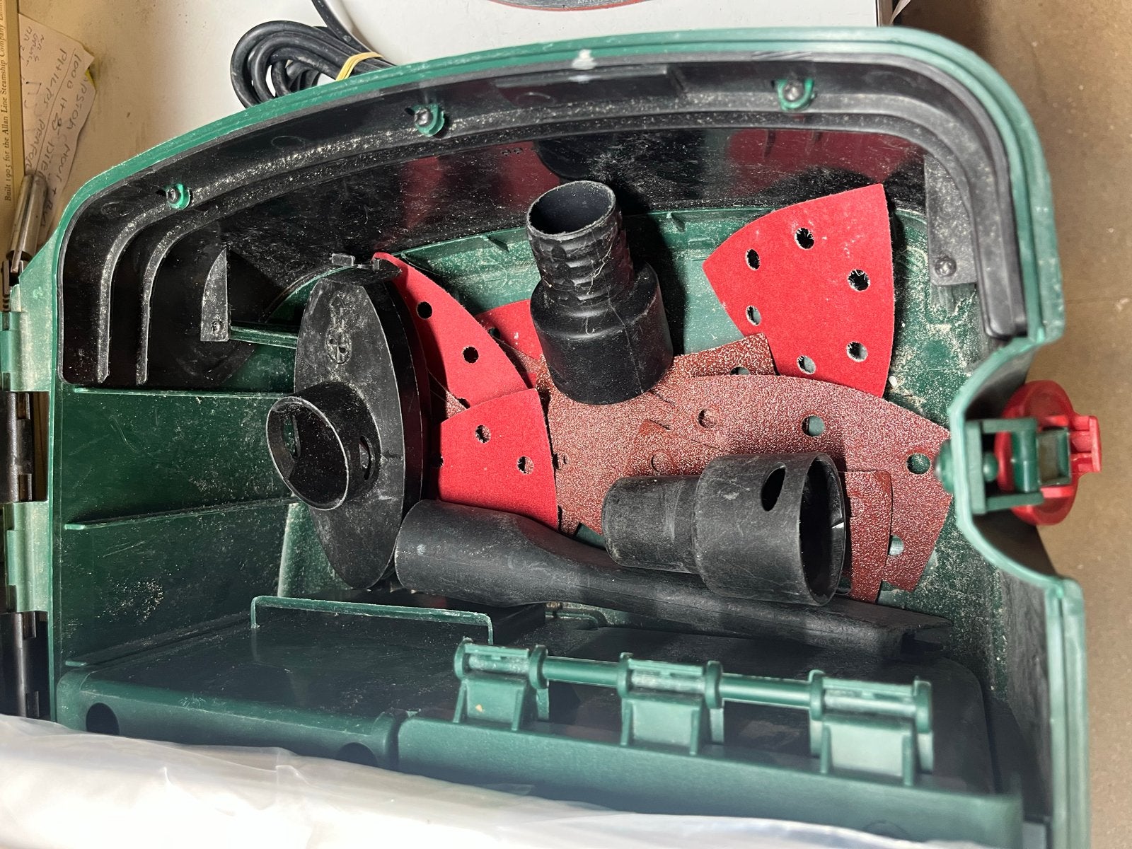 Bosch Ventaro schuurmachine met stofzuiger en accessoires, Ophalen, Gebruikt, Overige typen
