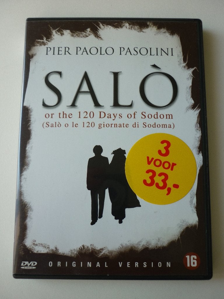 Salò – Pier Paolo Pasolini, Gebruikt, Vanaf 16 jaar, Italiaans, Nederlands