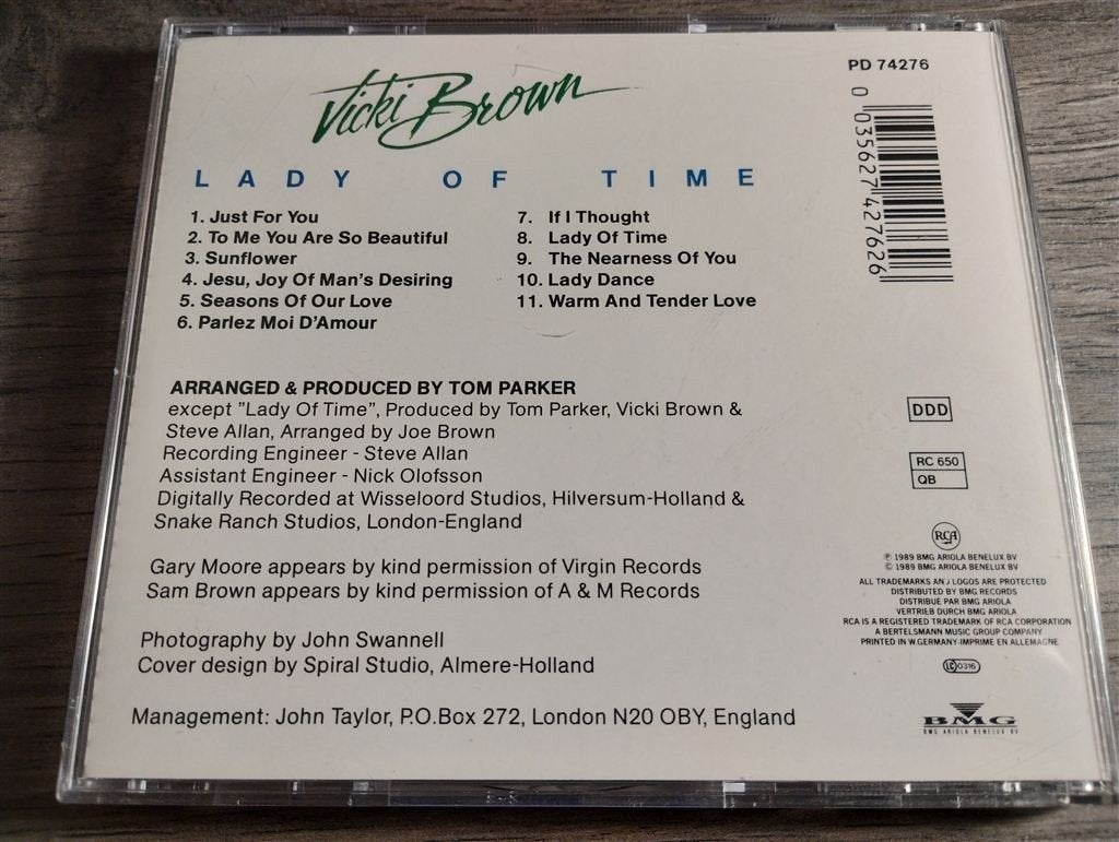 Vicky Brown - Lady Of Time, Ophalen of Verzenden, Zo goed als nieuw