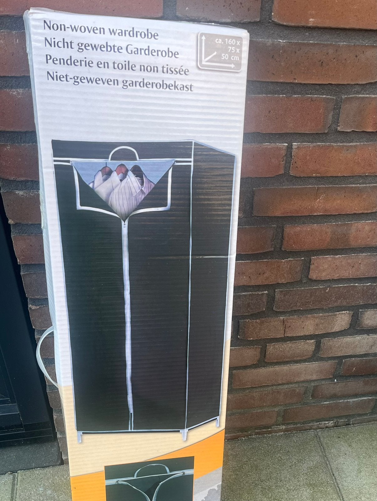 Warderobekast (geen hout), Huis en Inrichting, Kasten | Boekenkasten, Ophalen, 50 tot 100 cm, Zo goed als nieuw, Minder dan 100 cm