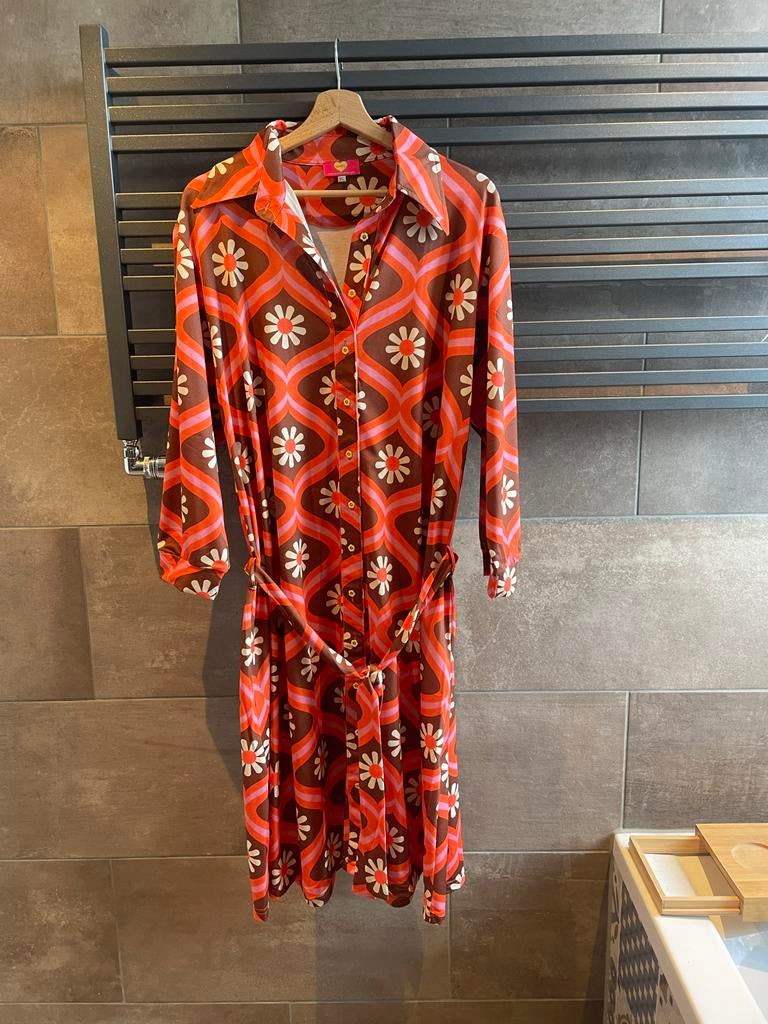 Nieuwe Tantilly jurk 5XL, Kleding | Dames, Maat 46/48 (XL) of groter, Nieuw, Oranje, Ophalen of Verzenden