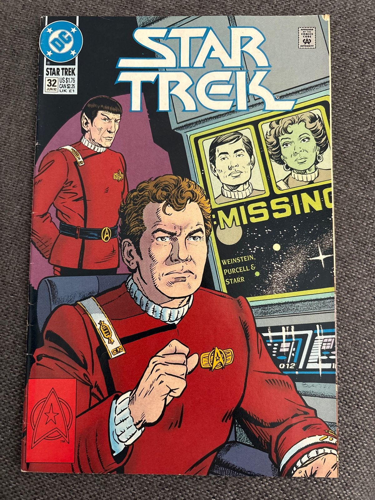 Star Trek #32 DC Comics - Vintage Stripboek, Eén stripboek, Ophalen of Verzenden, Gelezen