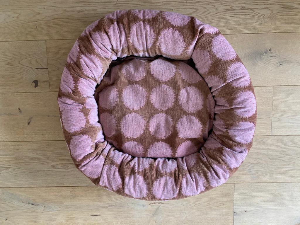 DOGGUO Stip Ronde Hondenmand Maat M, Dieren en Toebehoren, Ophalen, Zo goed als nieuw, Polyester