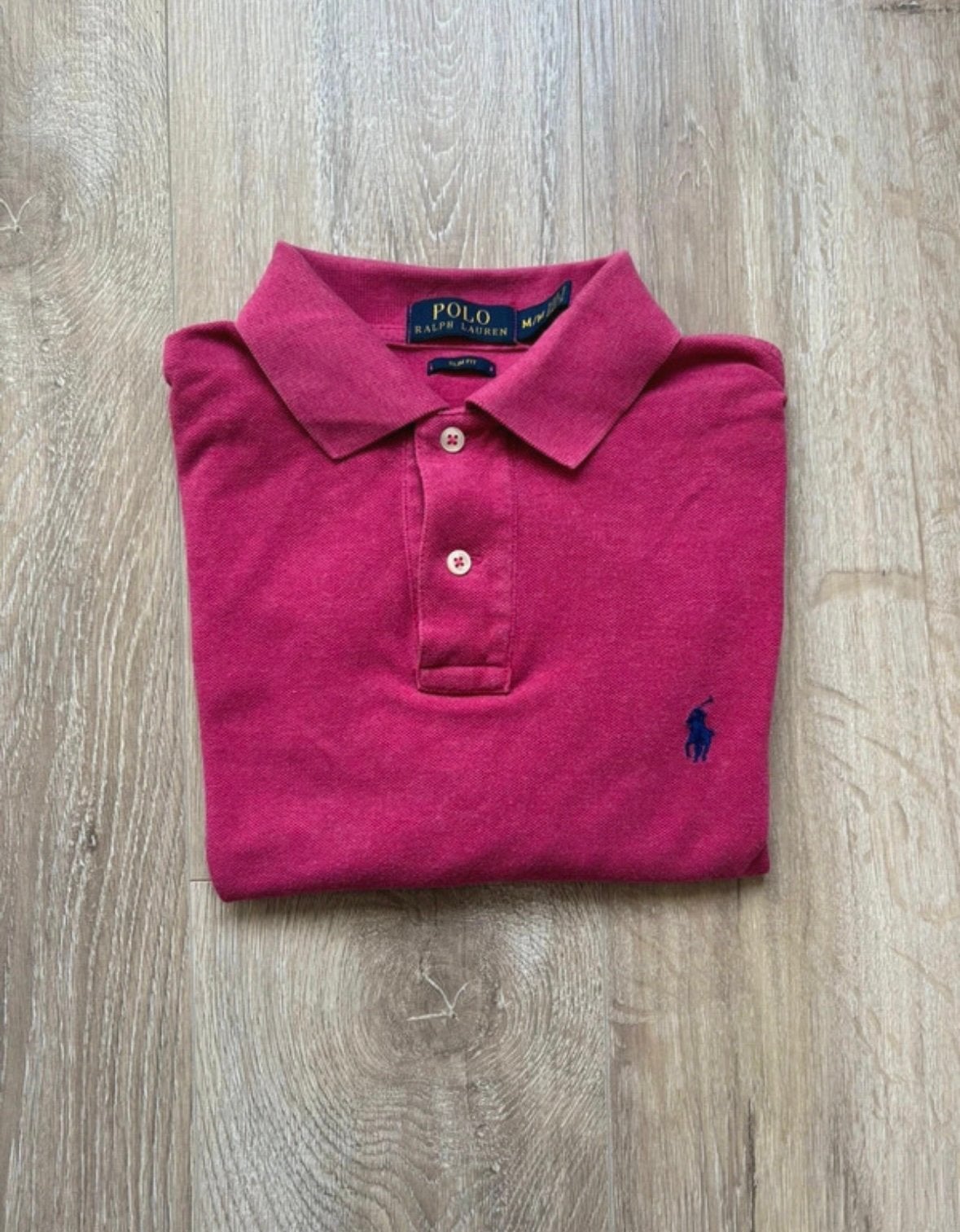 Ralph Lauren polo roze maat M, Ophalen of Verzenden, Zo goed als nieuw, Maat 48/50 (M), Roze