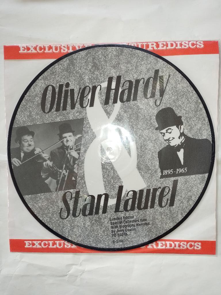 Picturedisc Oliver Hardy & Stan Laurel, Ophalen of Verzenden, Zo goed als nieuw, 12 inch