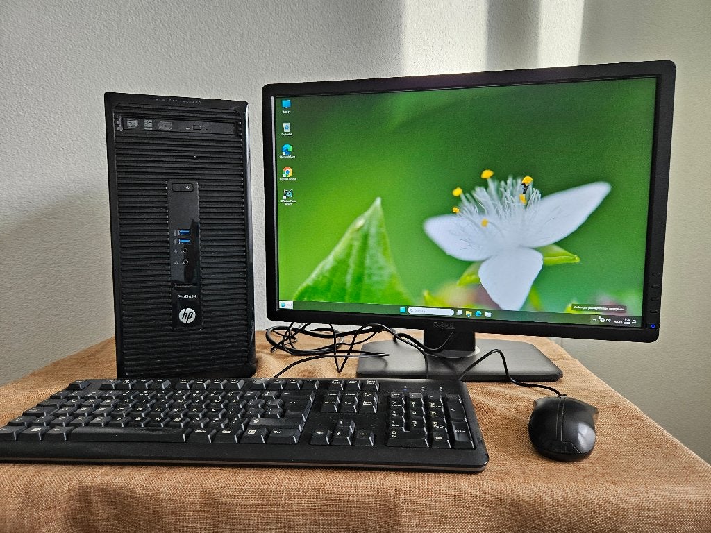 Snelle Hp/Pc i5 met Samsung SSD Lcd 24 Inch Win10 of 11, Computers en Software, Desktop Pc's, Gebruikt, Met monitor, Ophalen of Verzenden