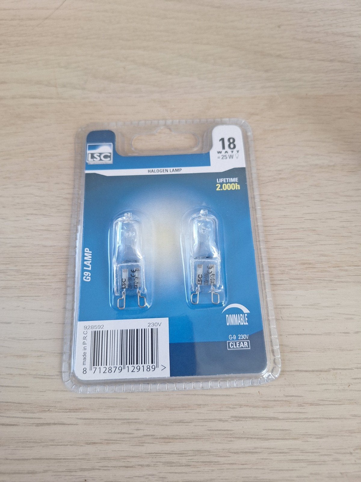Halogeenlampjes G9, Huis en Inrichting, Lampen | Losse lampen, Ophalen of Verzenden, Halogeen (gloei)lamp