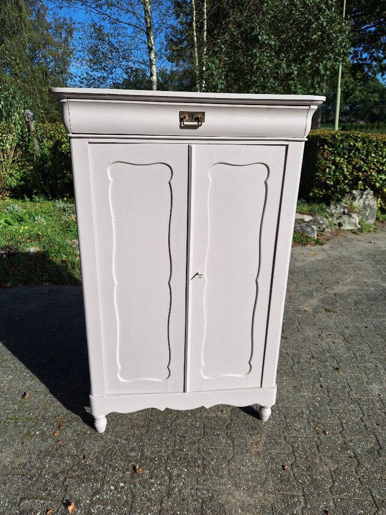 Antiek Brocante grenen Biedermeier meidenkast, Antiek en Kunst, Ophalen