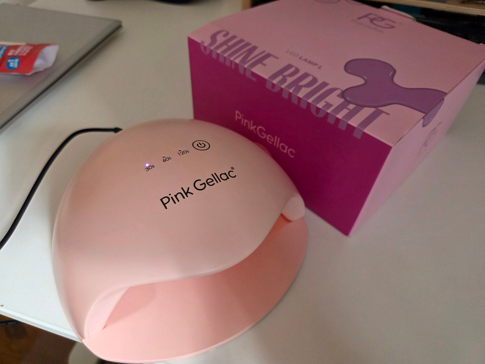 Pink Gellac LED Lamp L en Travel LED Lamp, Ophalen, Zo goed als nieuw