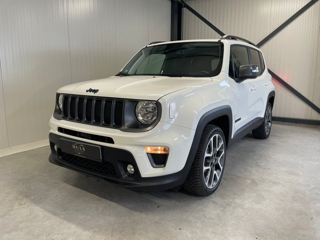 Jeep Renegade 4xe S 240PK | PHEV | ZEER NET & COMPLEET, Auto's, Automaat, Stof, 4 cilinders, Wit