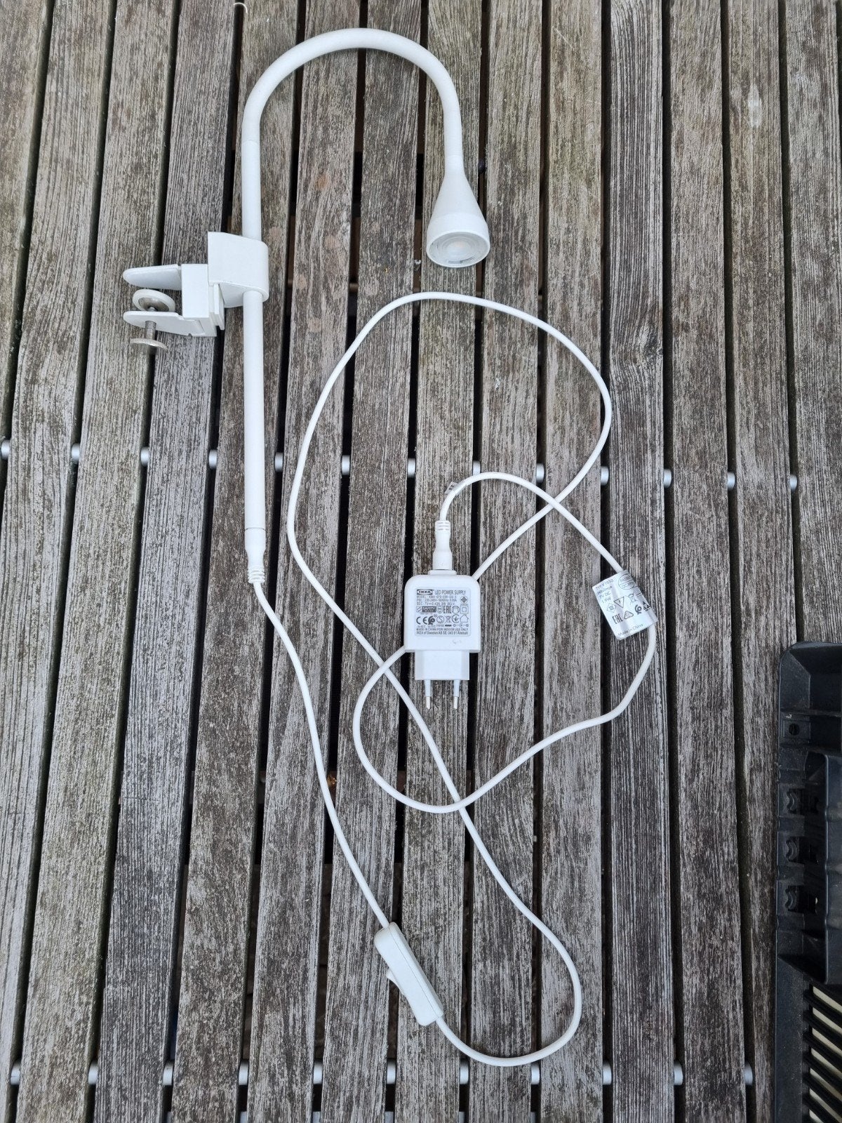 Ikea NÄVLINGE verstelbare LED lamp met klem, Ophalen of Verzenden