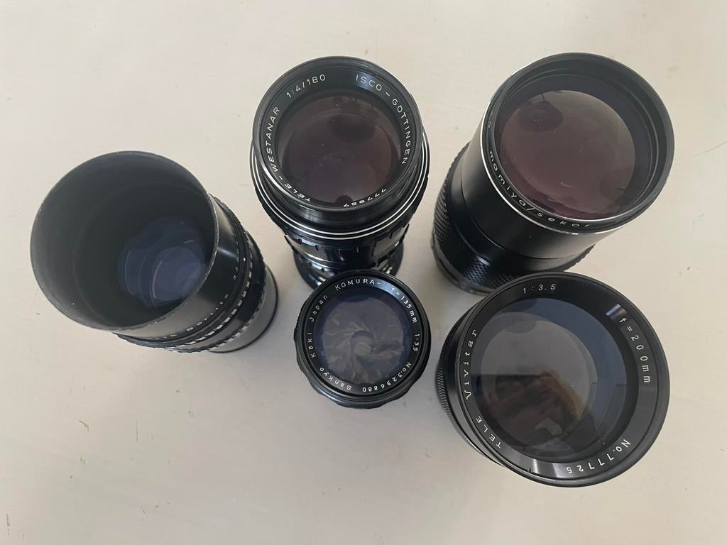 Vintage Lenzen te koop, Ophalen of Verzenden, Gebruikt, Telelens