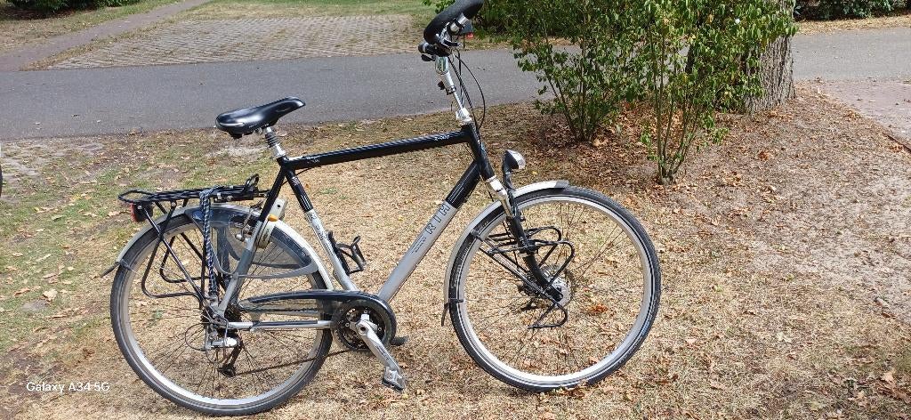 Toerfiets RIH Z900 Heren frame 60cm en 27 versnelling, 28 inch, Gebruikt, Vering, 57 tot 61 cm