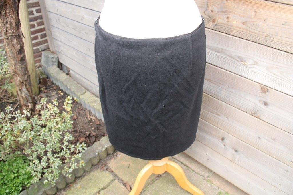 Rok zwart/ beige Marccain N4 (M/40) Vaste prijs, Kleding | Dames, Maat 38/40 (M), Zwart, Ophalen of Verzenden, Zo goed als nieuw