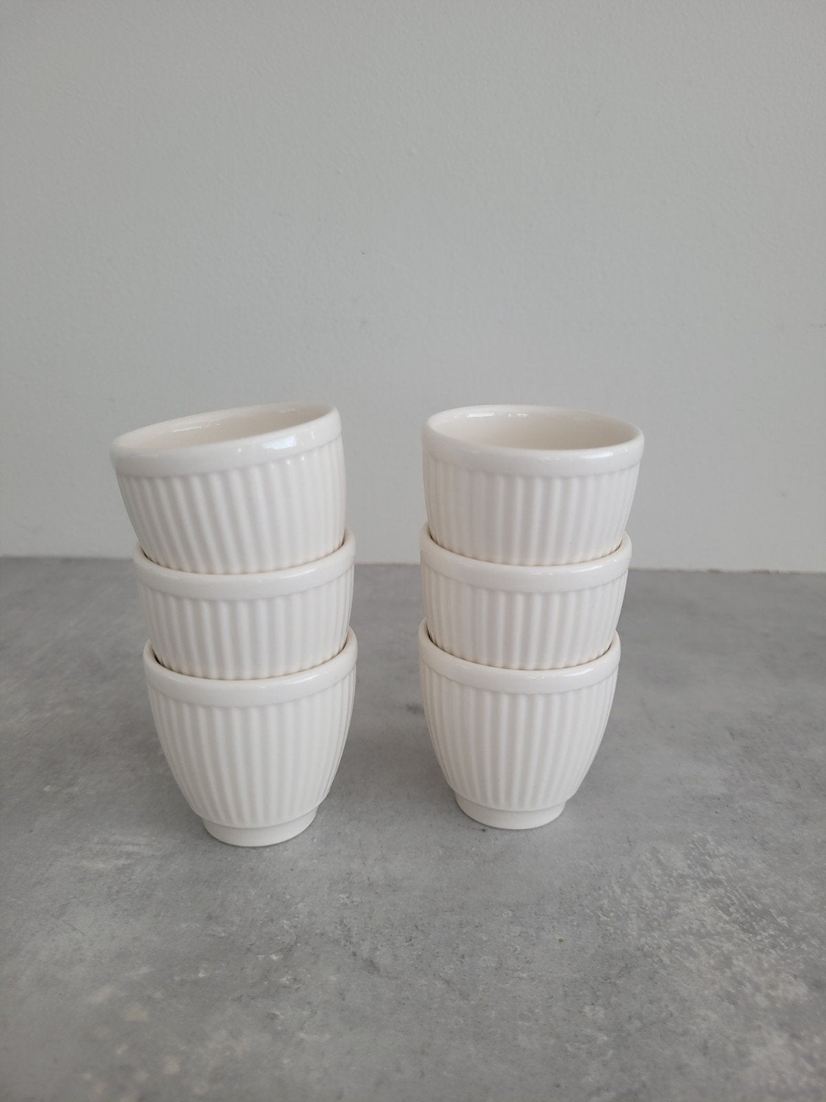 Wedgwood Windsor eierdopjes - Set van 6, Ophalen, Klassiek, Overige typen, Zo goed als nieuw
